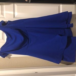 Plus size dress blue